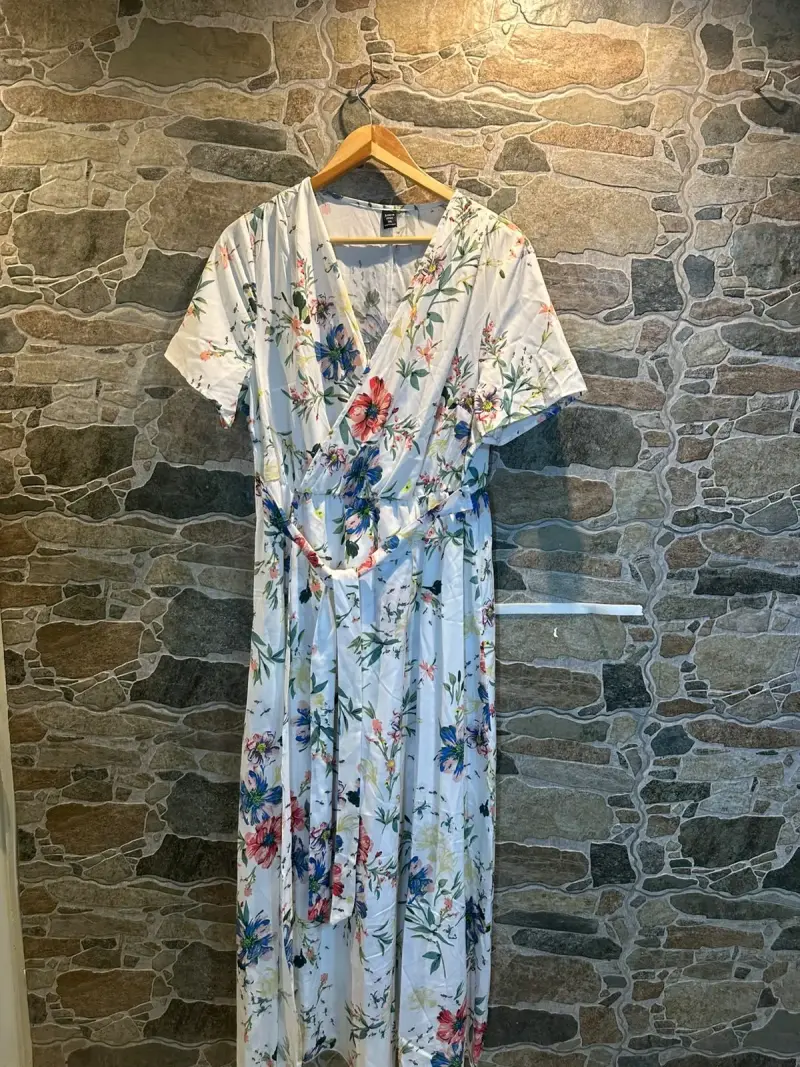 Vestido largo floral para mujer - 1
