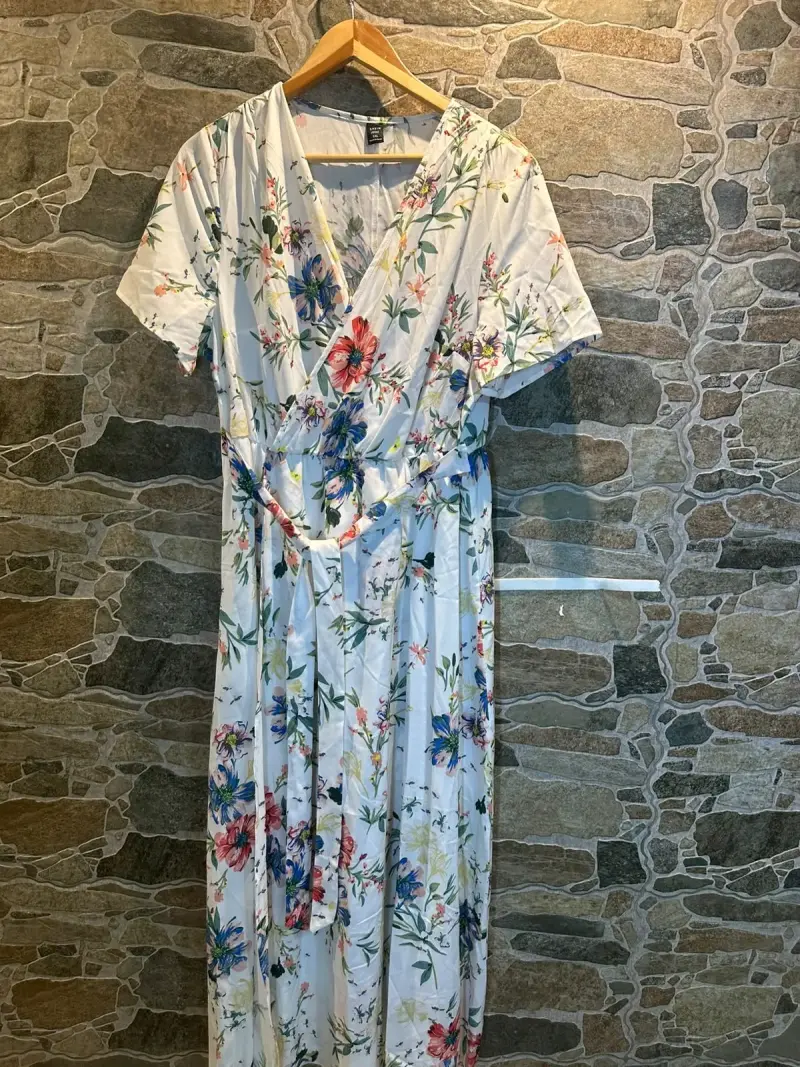 Vestido largo floral para mujer - 2