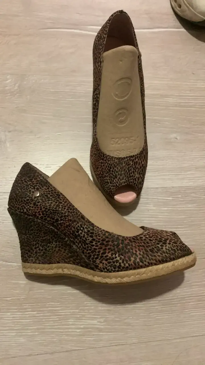 Zapatos de cuña animal print Patricia de la Beca - 2