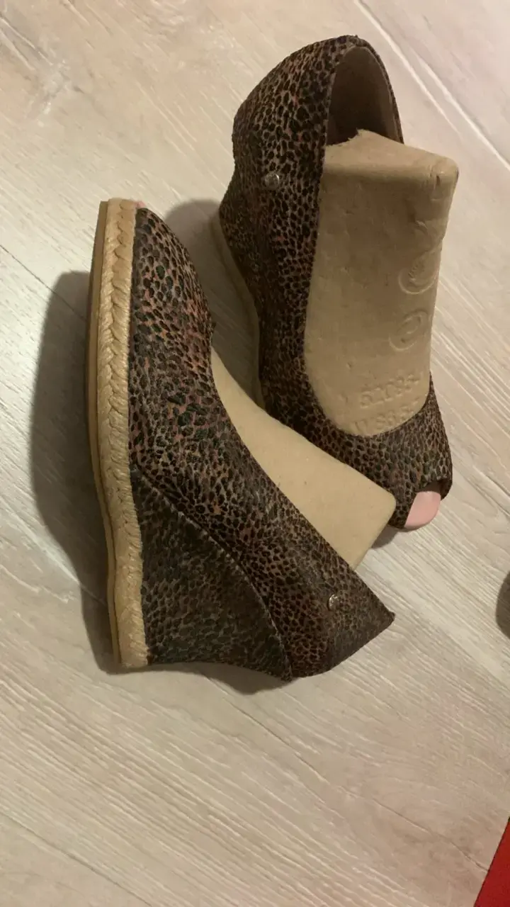 Zapatos de cuña animal print Patricia de la Beca - 6