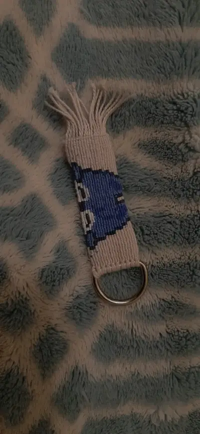 WOLFCHAN - Llavero de macramé - SKZOO, STRAY KIDS - miniatura 2