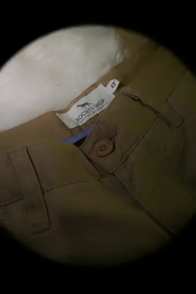 Pantalones beige Society Shop para hombre - miniatura 2