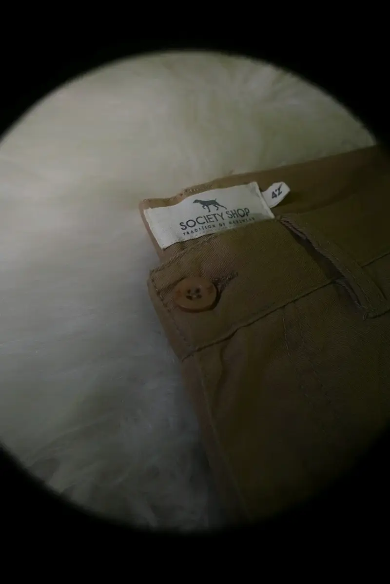 Pantalones beige Society Shop para hombre - 3