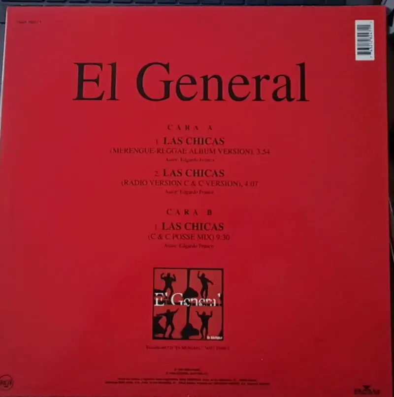 Vinilo El General Las Chicas Maxi-Single - 2