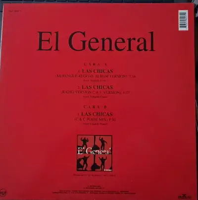 Vinilo El General Las Chicas Maxi-Single - miniatura 2