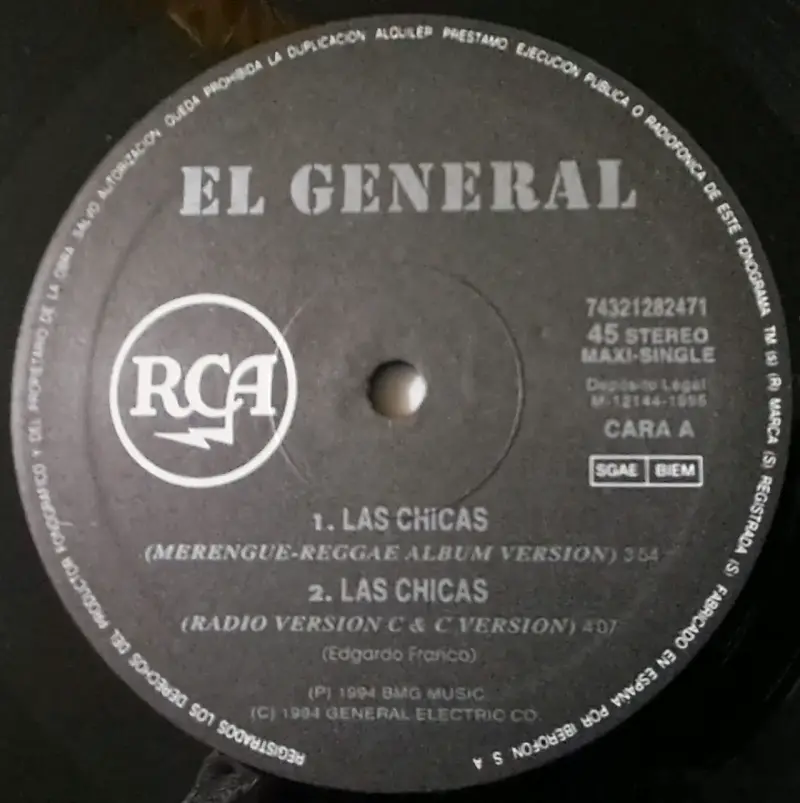 Vinilo El General Las Chicas Maxi-Single - 4