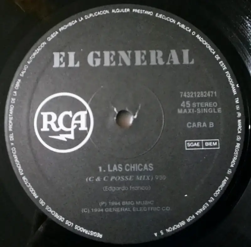 Vinilo El General Las Chicas Maxi-Single - 5