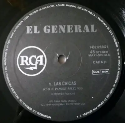 Vinilo El General Las Chicas Maxi-Single - miniatura 5