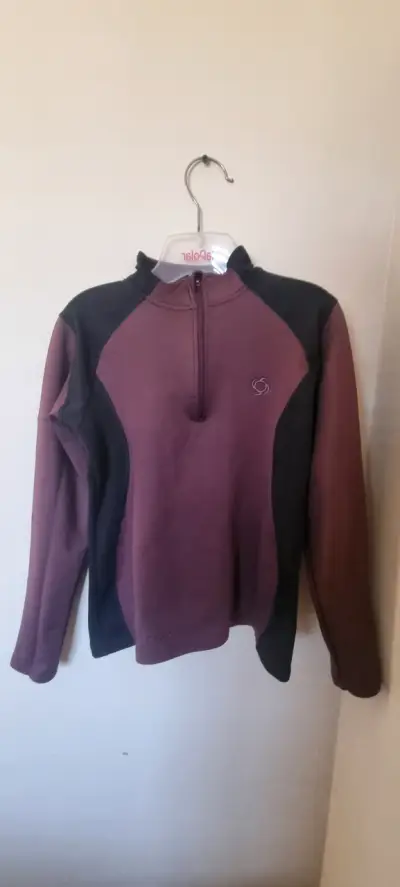 Polerón deportivo bicolor para mujer - miniatura 1