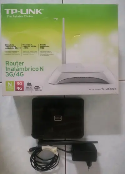 Router Inalámbrico TP-Link 3G/4G + router DLINK - miniatura 1