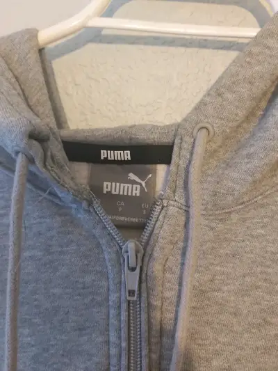 Polerón con capucha gris Puma para hombre - miniatura 2