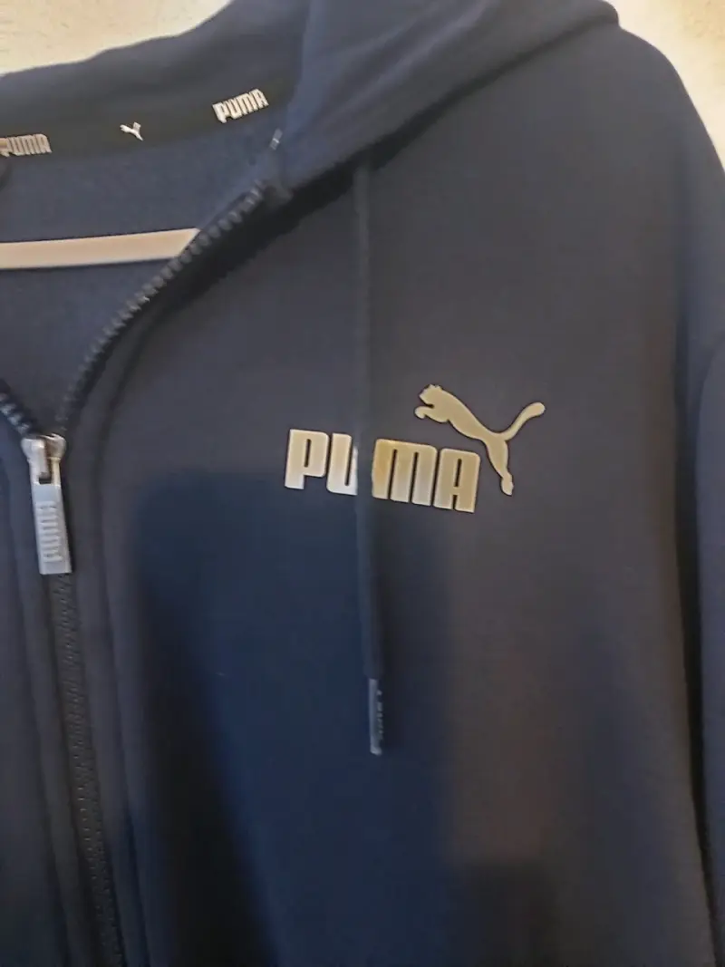Polerón con capucha azul marino Puma para hombre - 4