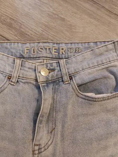 Jeans rectos Foster azul claro talla 38 - miniatura 2