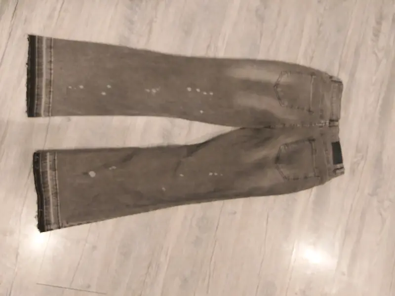 Jeans grises desgastados hombre - 5