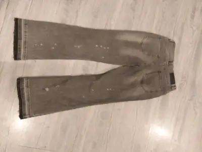 Jeans grises desgastados hombre - miniatura 5
