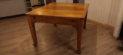 Mesa de comedor extensible de madera - miniatura 3