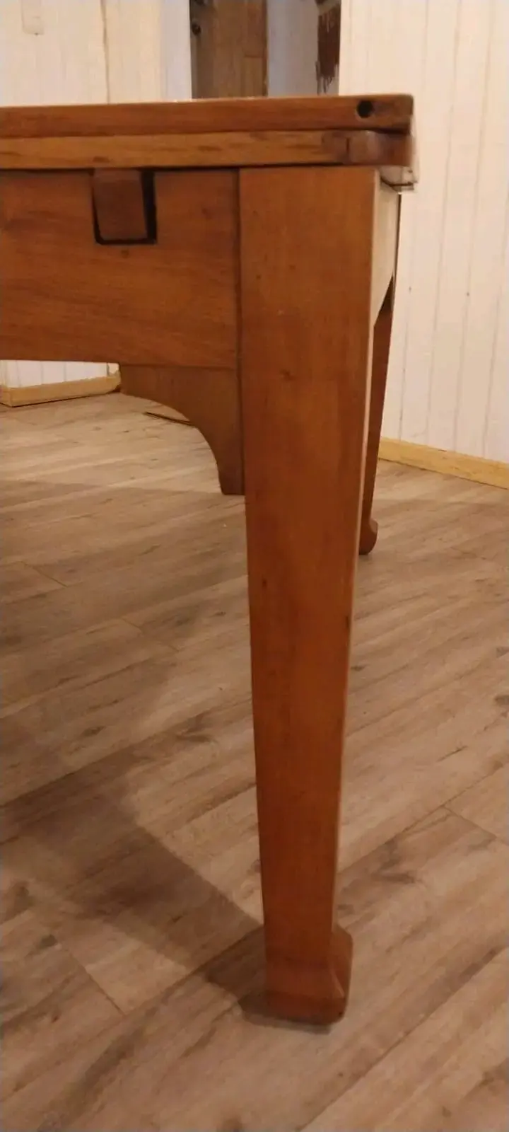 Mesa de comedor extensible de madera - 5