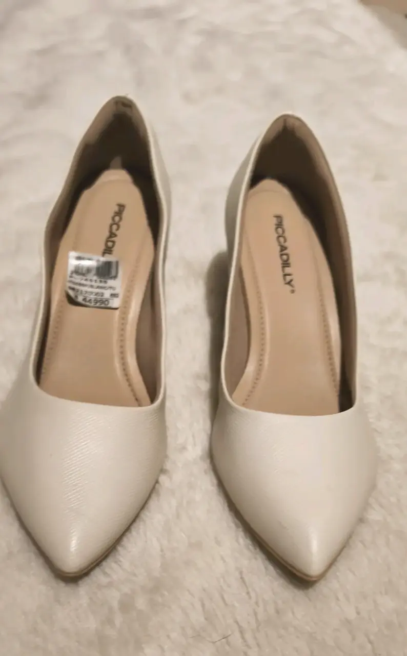Zapatos de tacón beige Piccadilly elegantes - 3