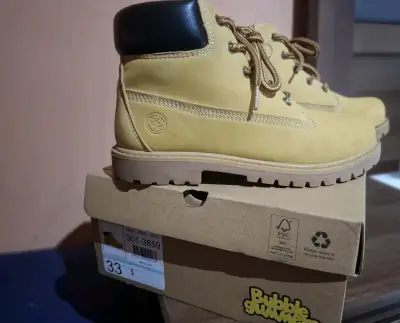 Botas Bubble Gummers para niños color amarillo - miniatura 3