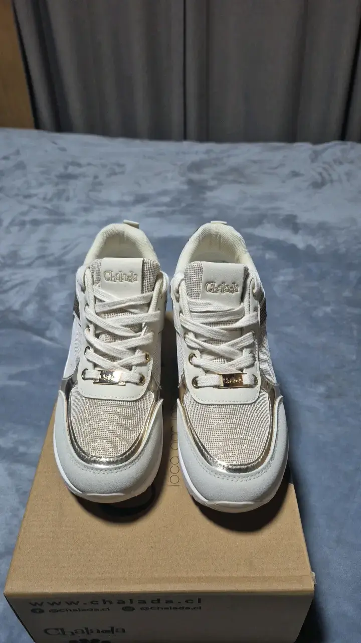 Zapatillas deportivas blancas Chalada con plataforma - 2