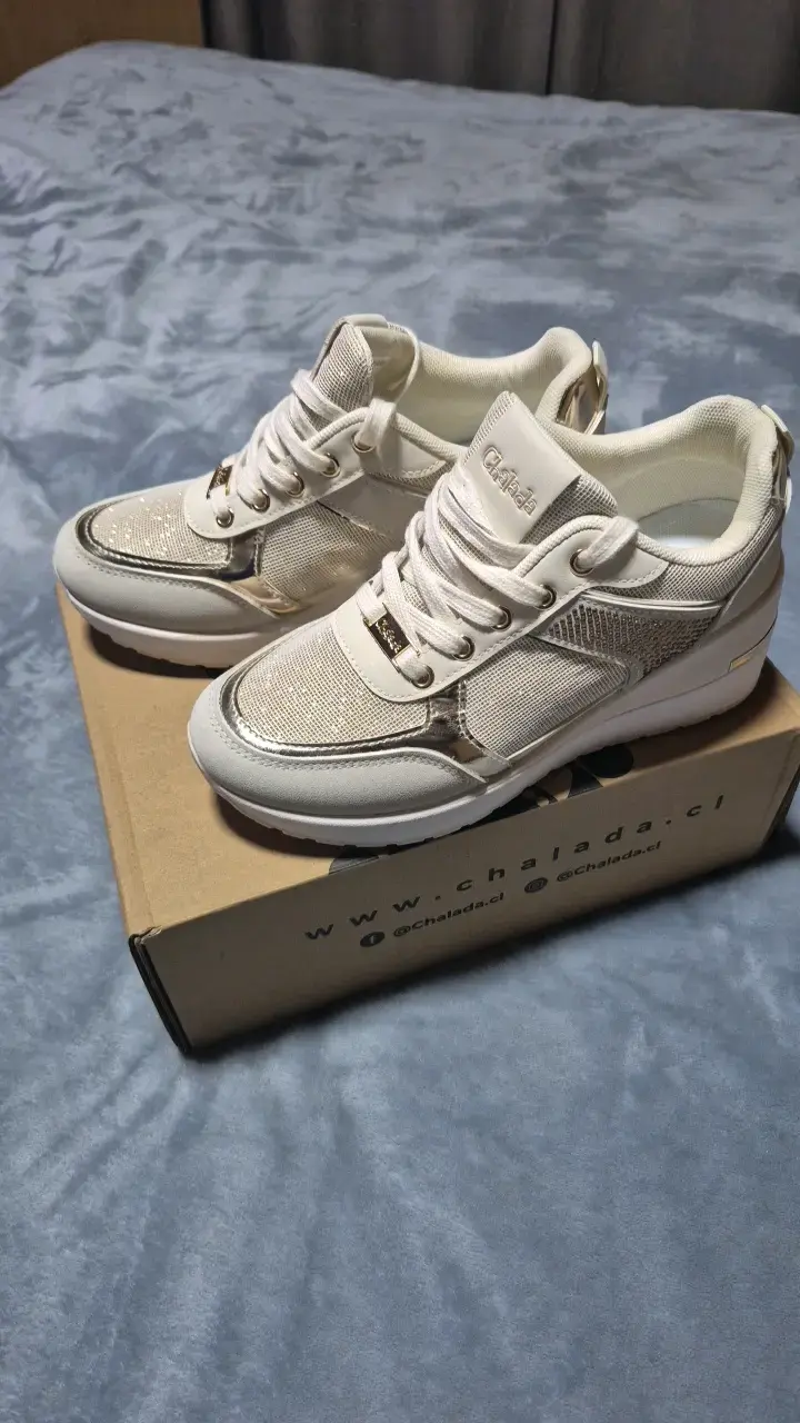 Zapatillas deportivas blancas Chalada con plataforma - 3