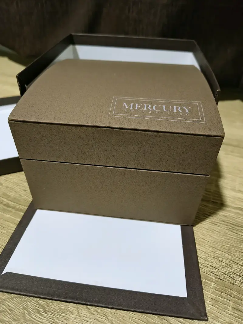 Reloj Mercury Suizo Correa Blanca - 5