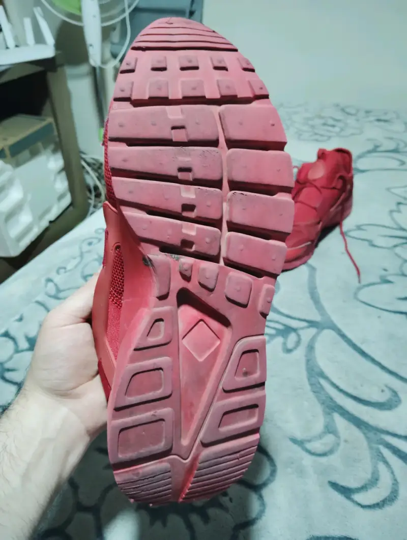 Zapatillas deportivas rojas para hombre en buen estado - 6