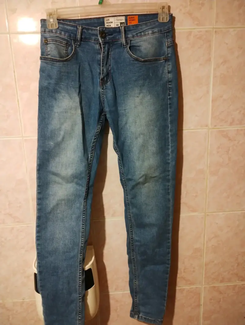 Jeans ajustados de mezclilla para hombre JJO - 1