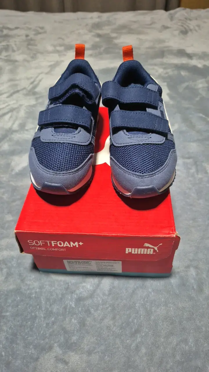 Zapatillas deportivas para niños Puma azul talla29 - 2