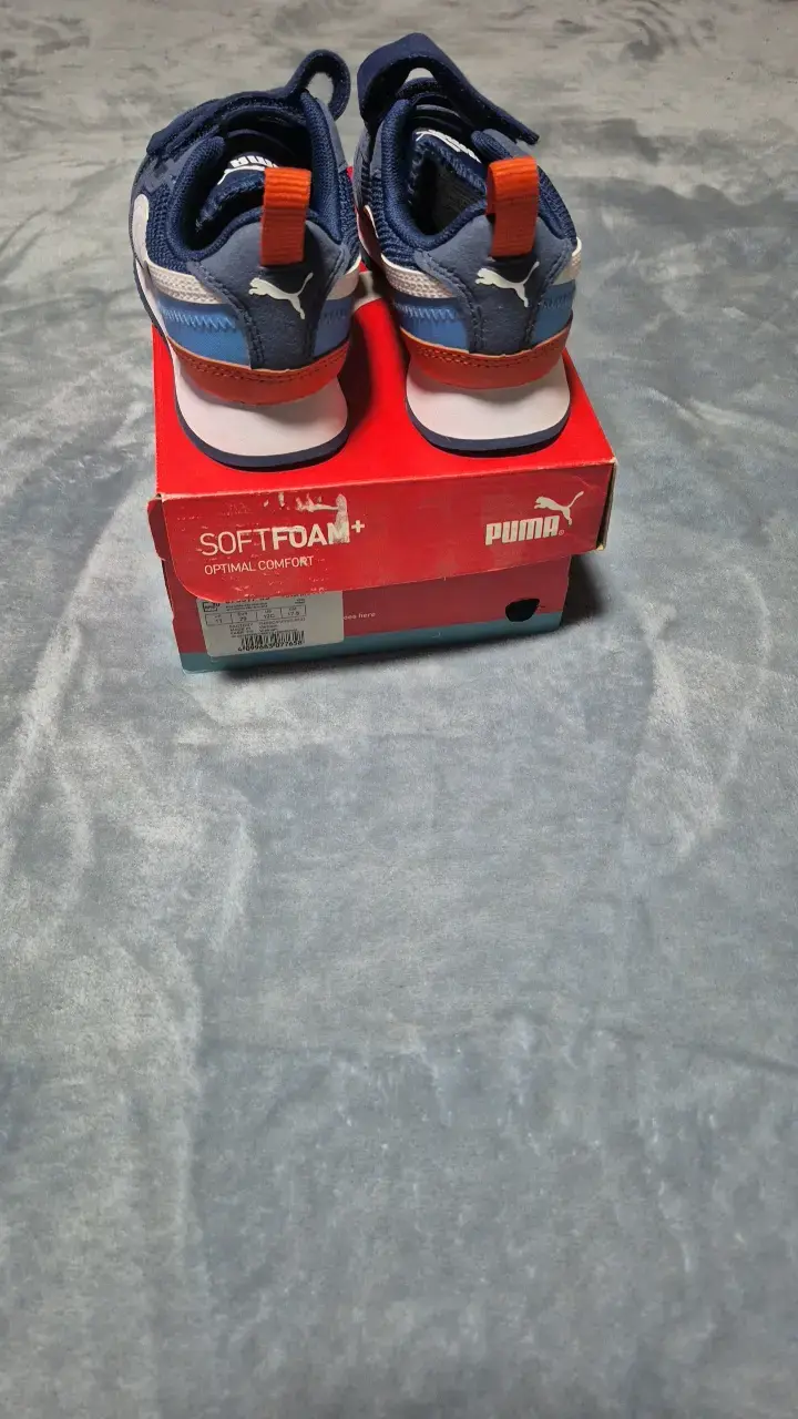 Zapatillas deportivas para niños Puma azul talla29 - 4
