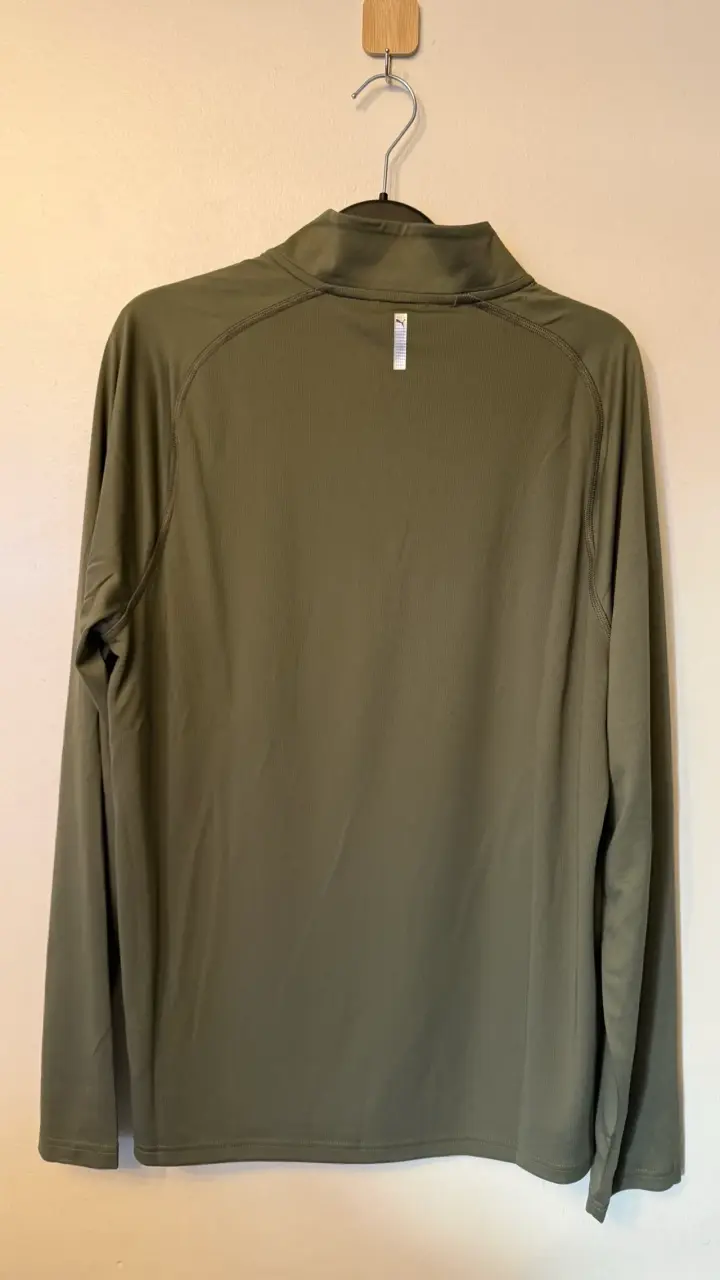 Polera deportiva verde oliva Puma para hombre - 2