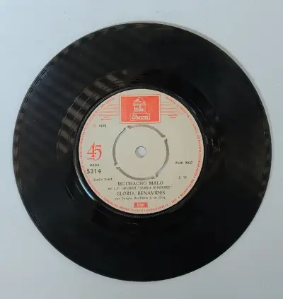 Vinilo 45 RPM Gloria Benavides Muchacho Malo - miniatura 1
