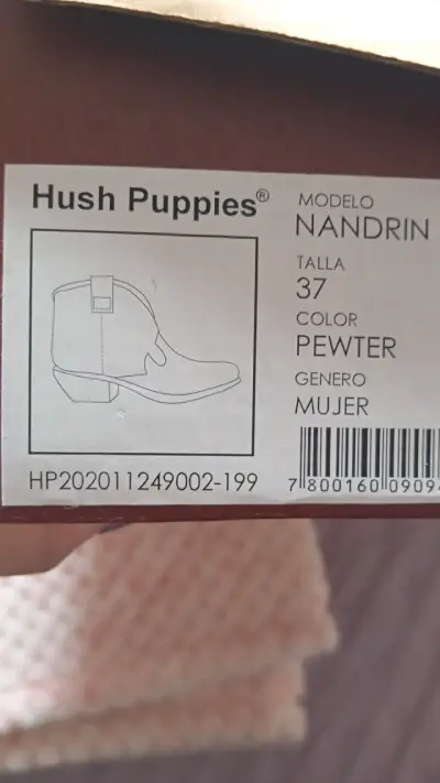 Botines Hush Puppies Nandrin Pewter Mujer - miniatura 2