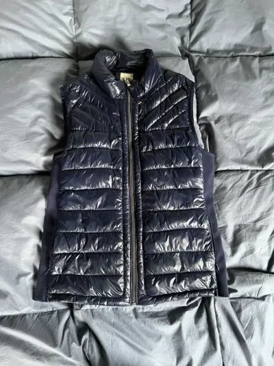 Chaleco acolchado azul marino GAP para mujer - miniatura 1