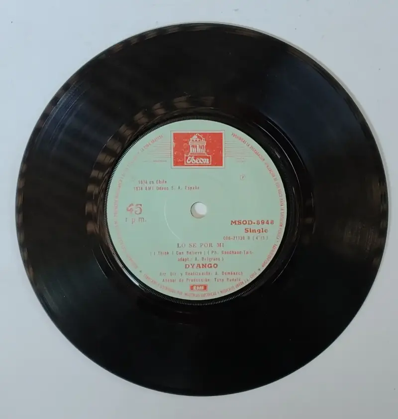 Vinilo Single Dyango Lo Sé Por Mí 45 RPM - 2