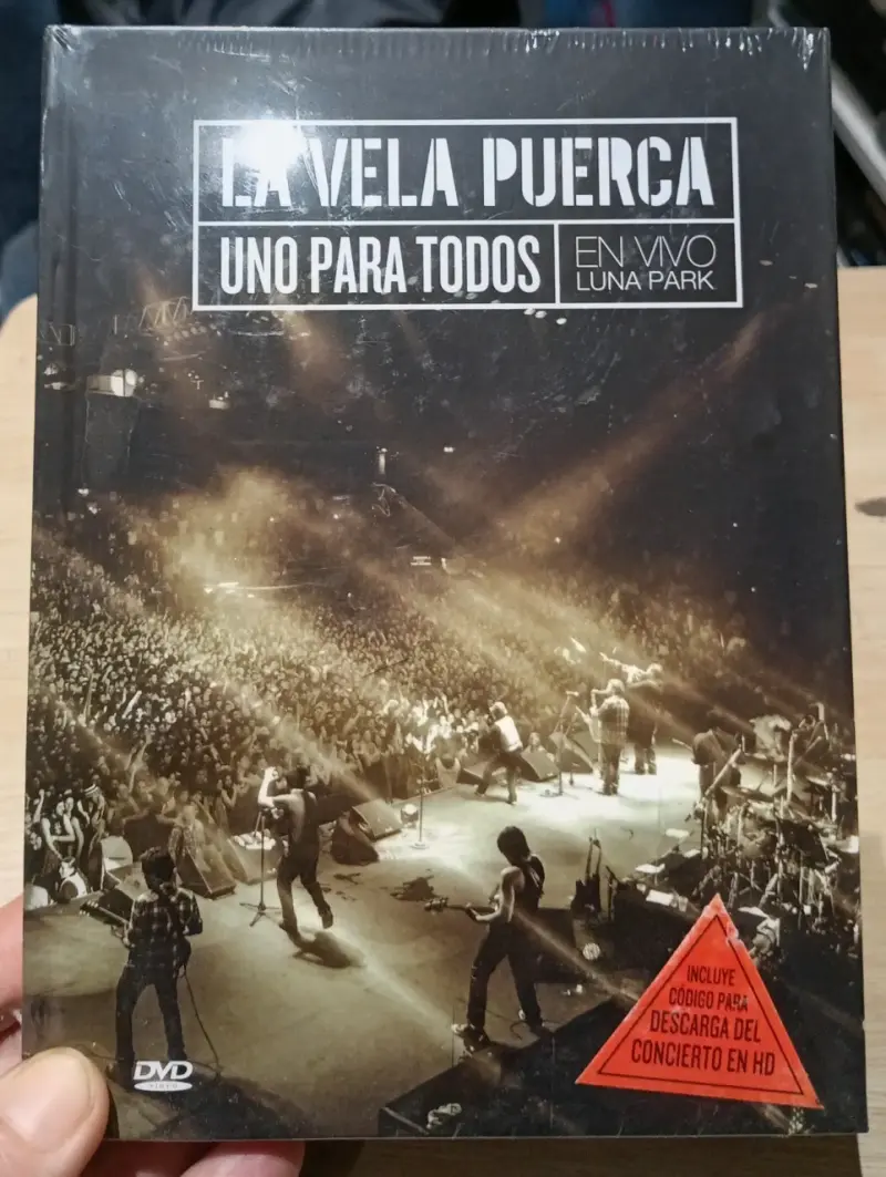 DVD La Vela Puerca Uno Para Todos en Vivo - 1