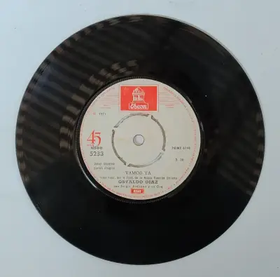 Disco de vinilo 45 RPM Osvaldo Díaz 1971 - miniatura 2