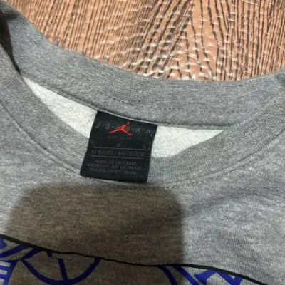 Polerón gris Nike Air Jordan Fit XS Hombre - miniatura 2