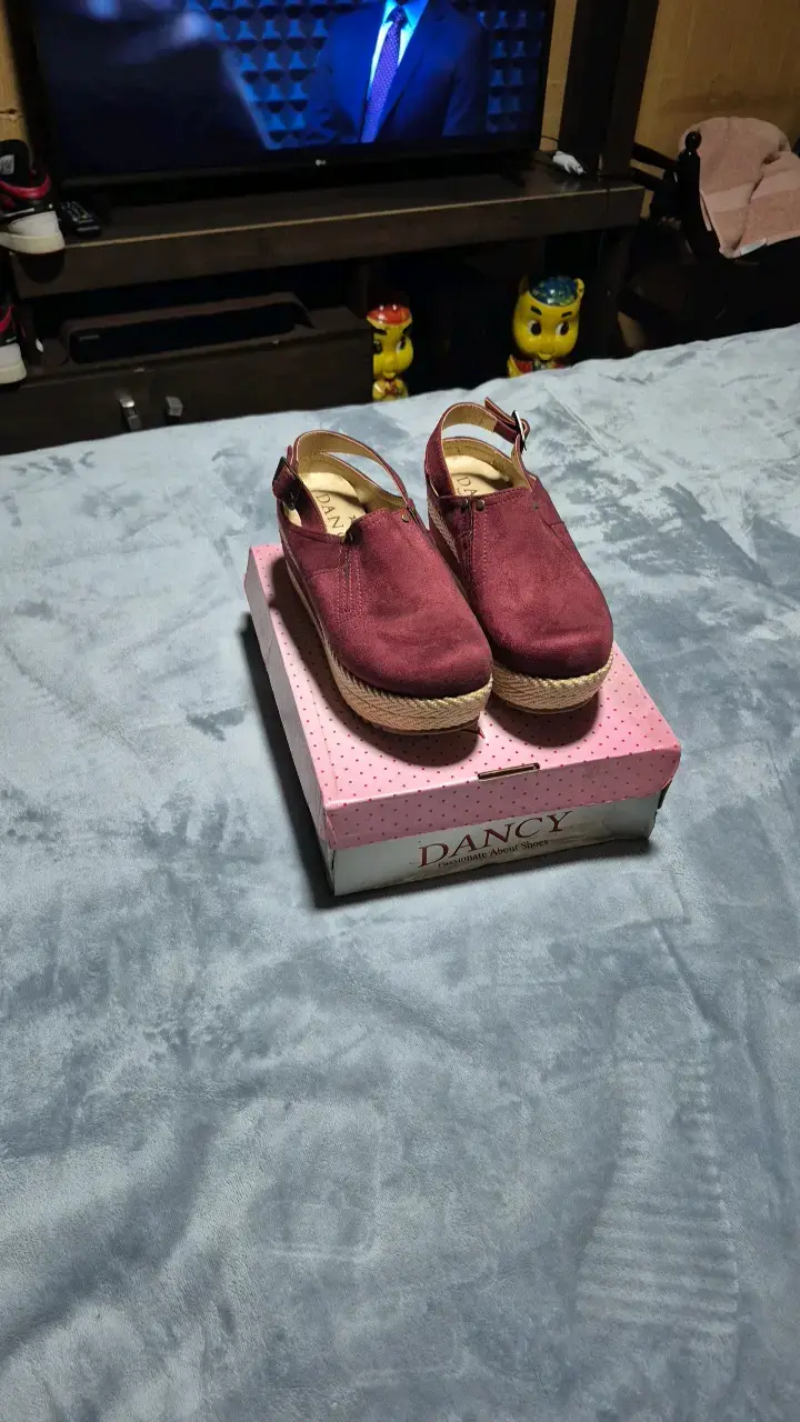 Zapatos de plataforma burdeos Dancy - 2