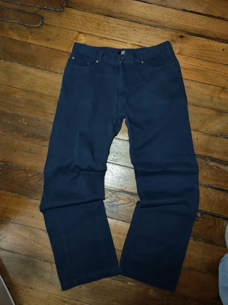 Pantalón Hombre Tela Azul Marino Index Talla 46 - 1