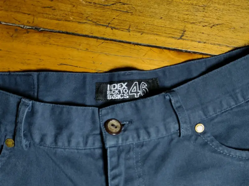 Pantalón Hombre Tela Azul Marino Index Talla 46 - 2