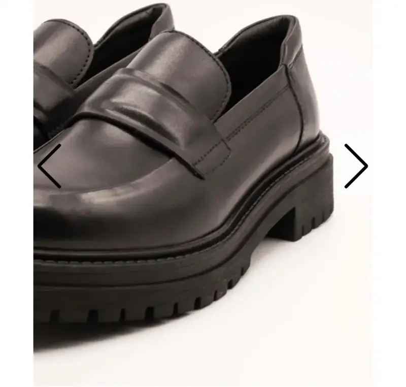 Zapatos mocasines negros de cuero Geox - 2