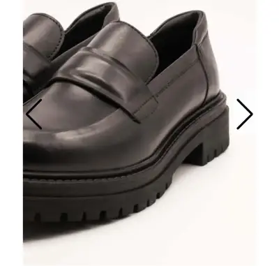 Zapatos mocasines negros de cuero Geox - miniatura 2