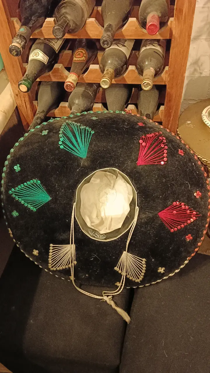 Sombrero charro mexicano bordado artesanal - 3