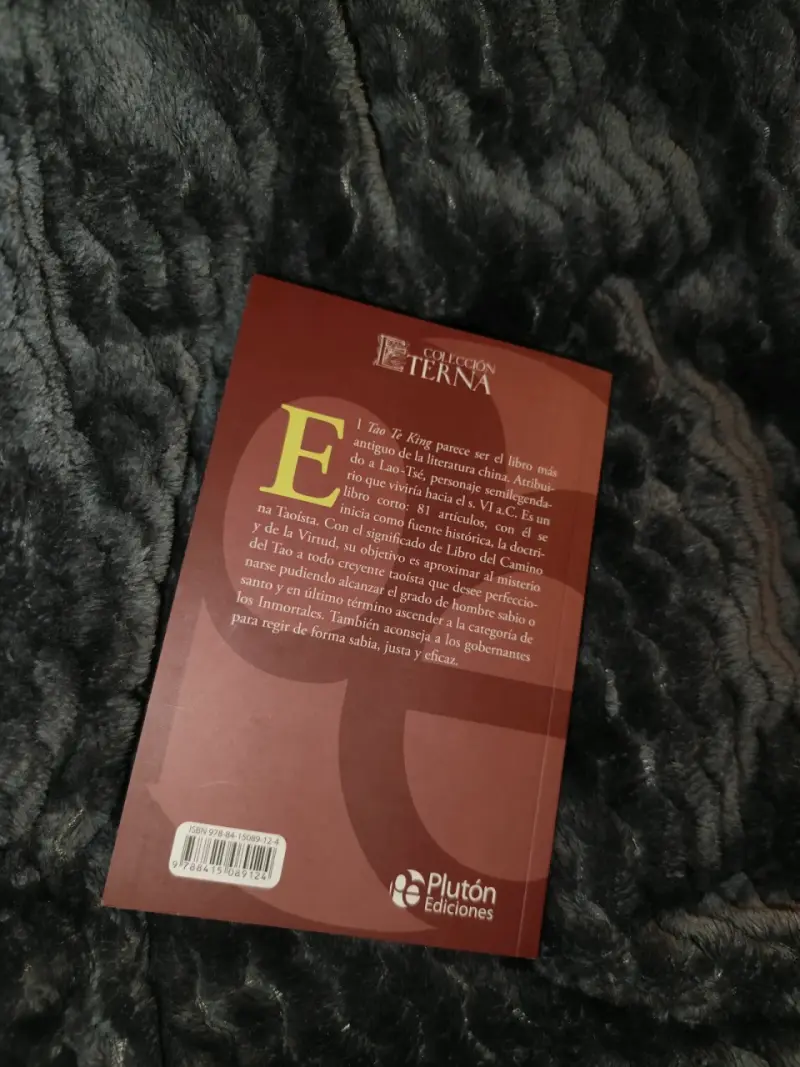 Libro Tao Te King de Lao-Tsé Ediciones Plutón - 2