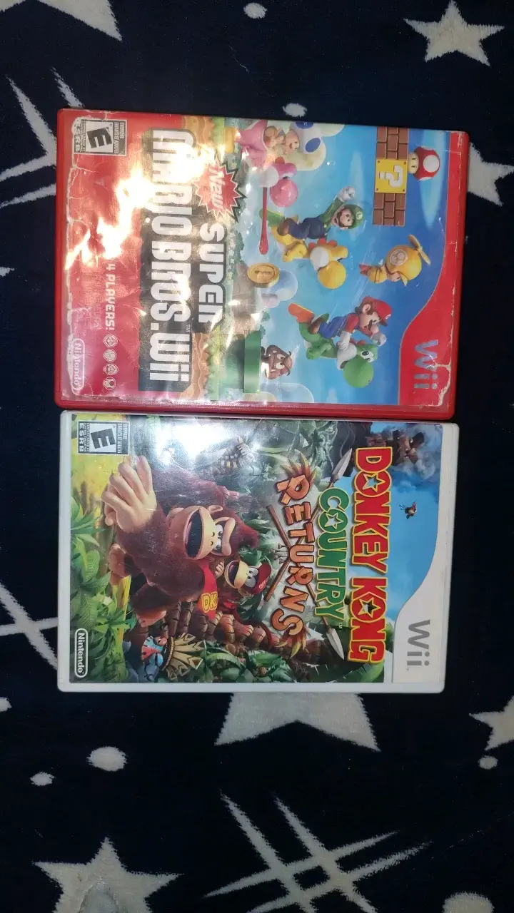Juegos Wii Super Mario Bros y Donkey Kong - 1