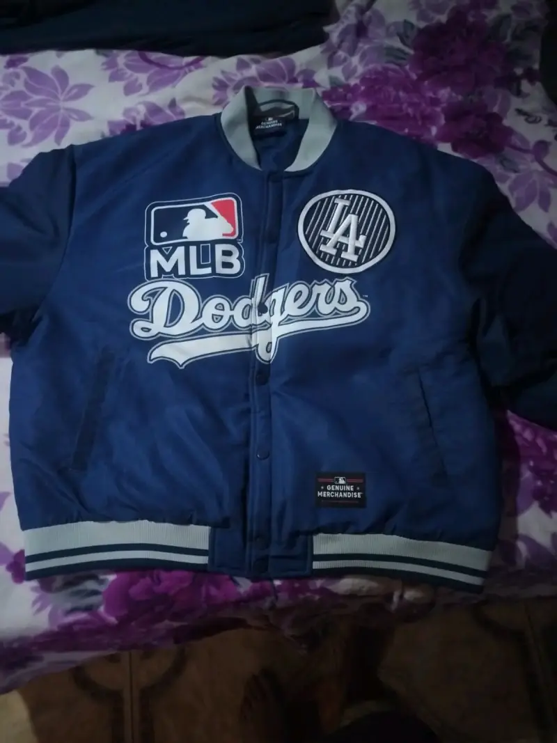 Chaqueta MLB Dodgers azul con logo - 1