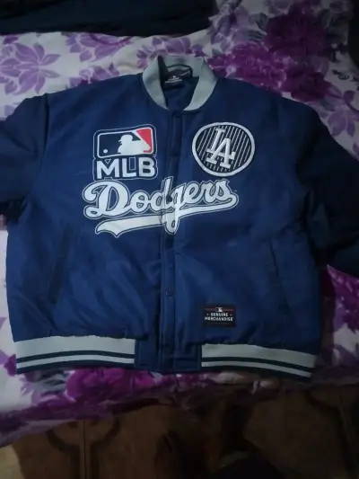 Chaqueta MLB Dodgers azul con logo - miniatura 1