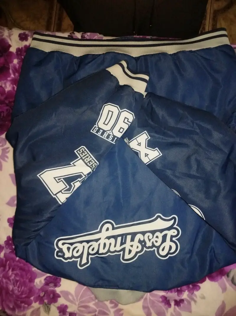 Chaqueta MLB Dodgers azul con logo - 4