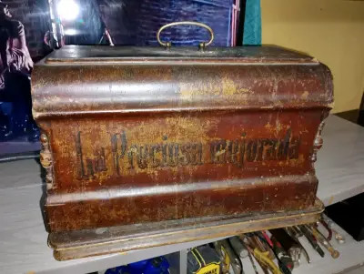 Máquina de Coser Antigua Clemens Müller - miniatura 1